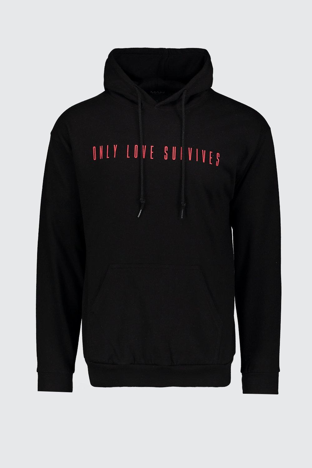 Sudaderas con capucha Only Love Survives de San Valent n boohoo