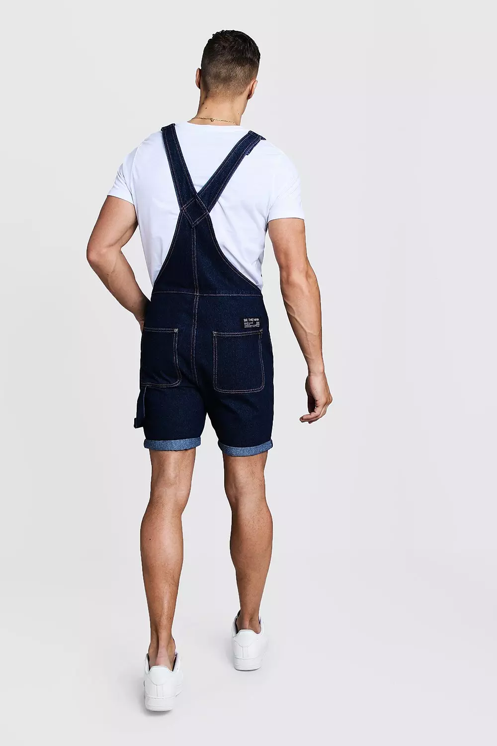 Mens overalls slim shorts sale