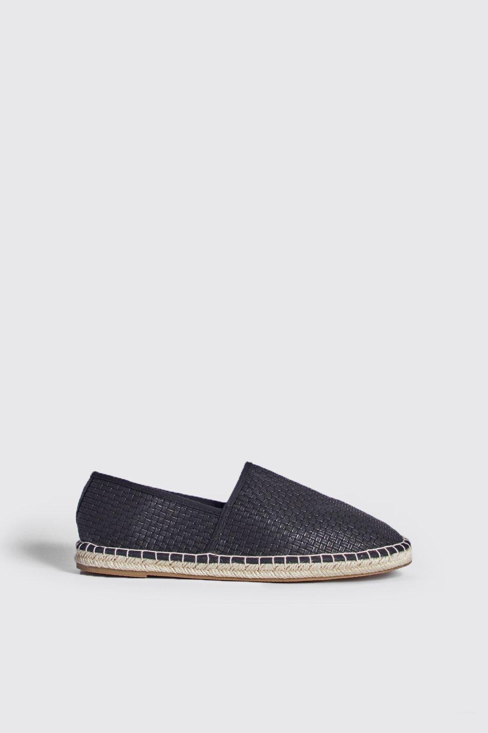 Faux leather espadrilles cheap