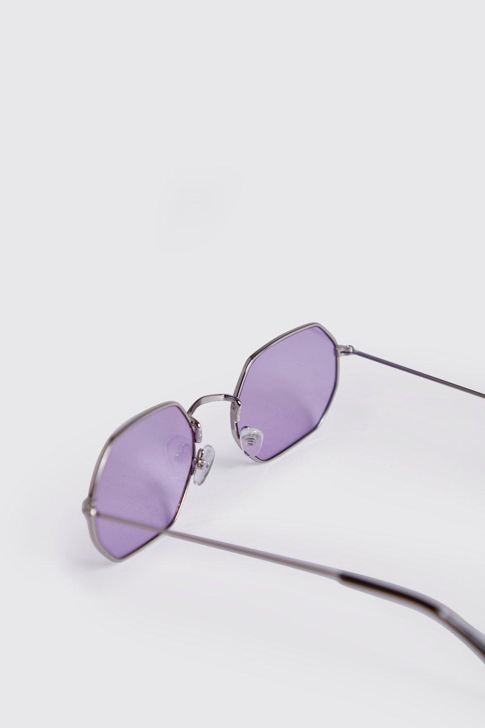 Mens purple 2025 lens sunglasses