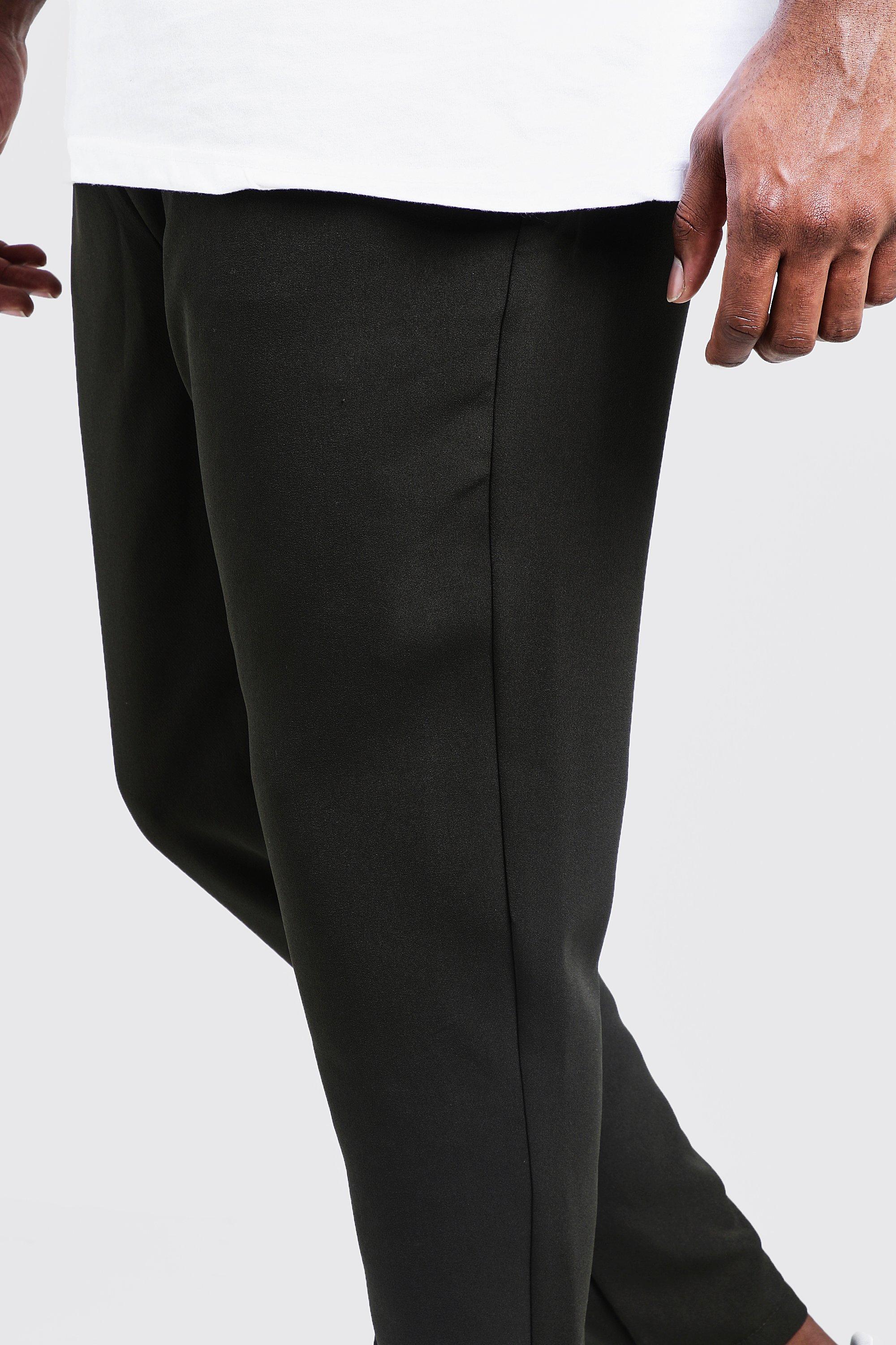 Big Tall Plain Smart Jogger Trouser