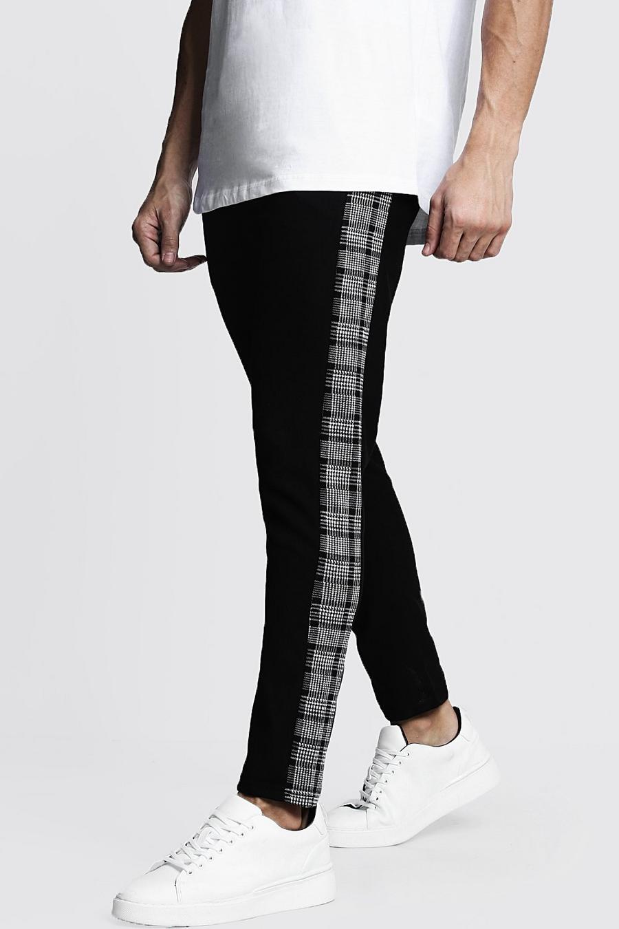 Pantalones de deporte elegantes con detalle de cinta de jacquard image number 1