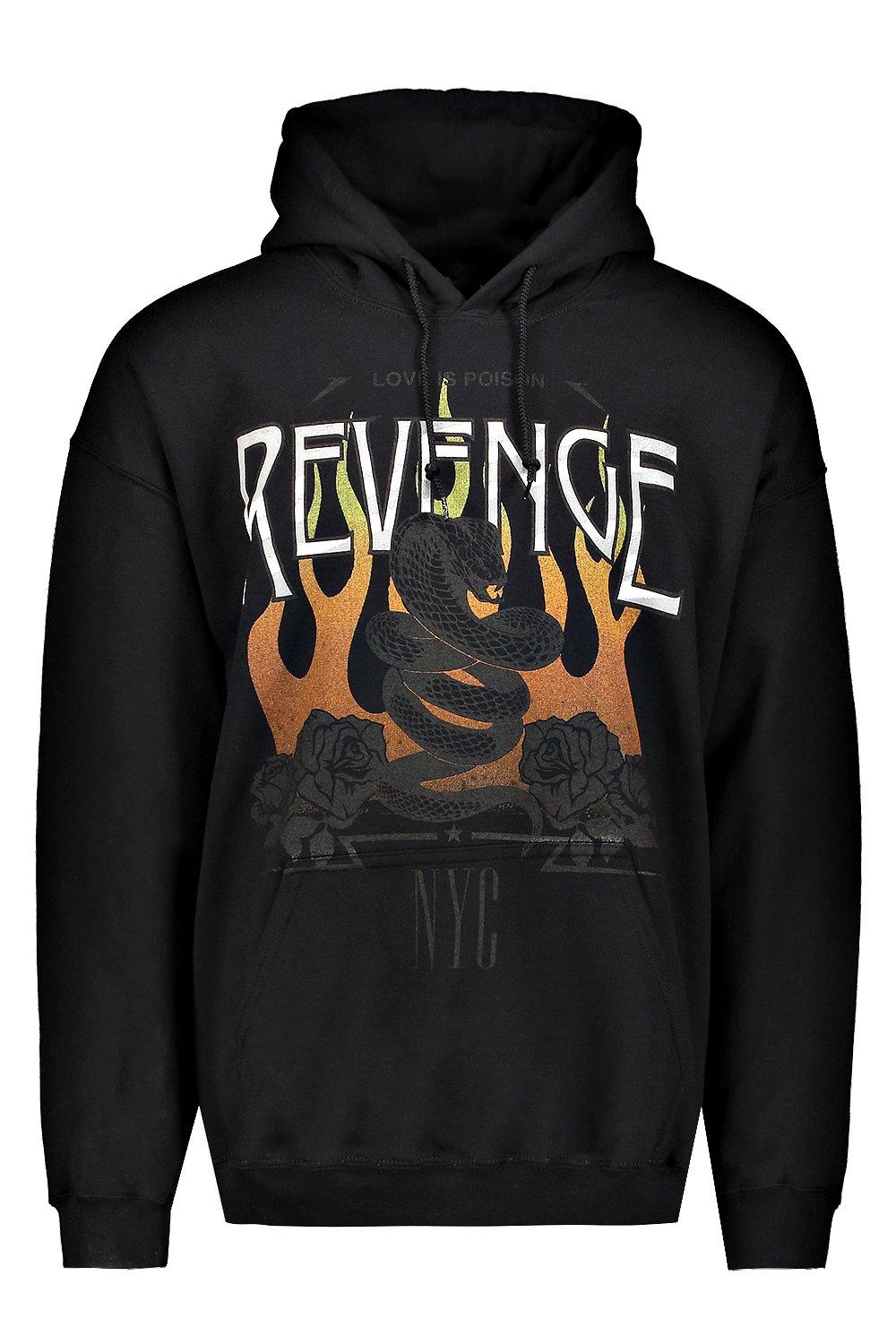 revenge neon hoodie