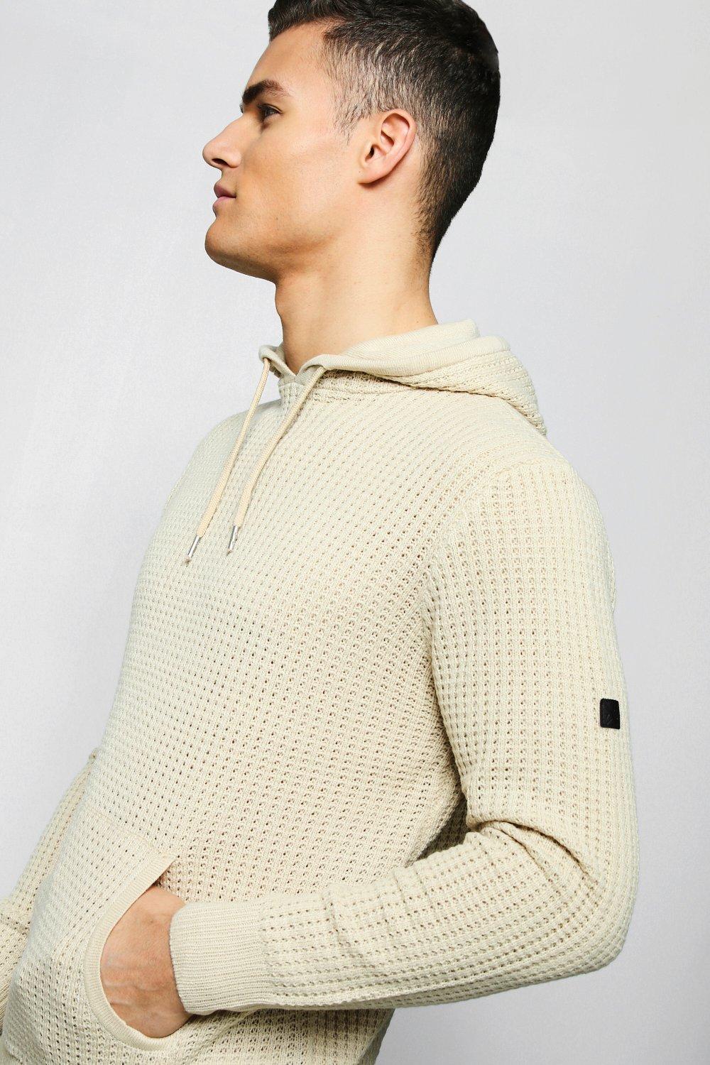 Polo waffle knit hoodie best sale