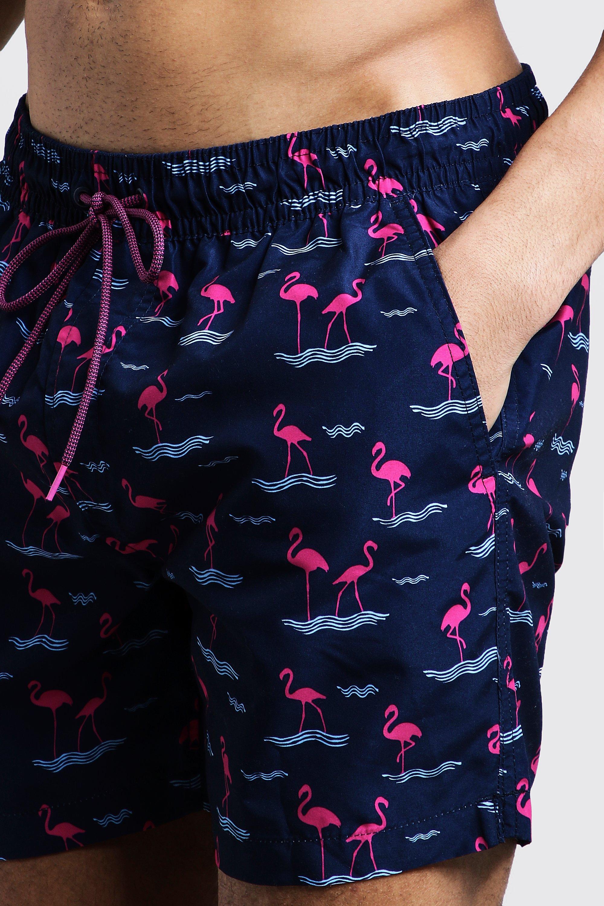 Flamingo on sale shorts blue