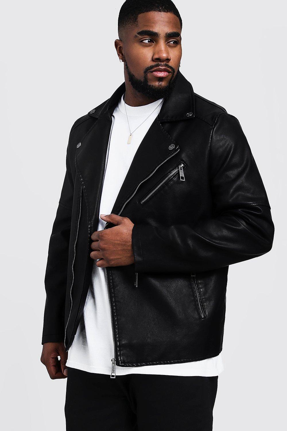 big size leather jackets