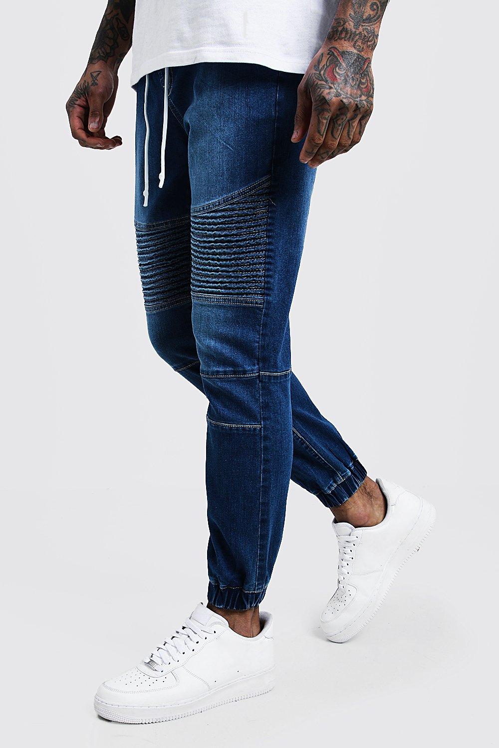 biker jogger jeans