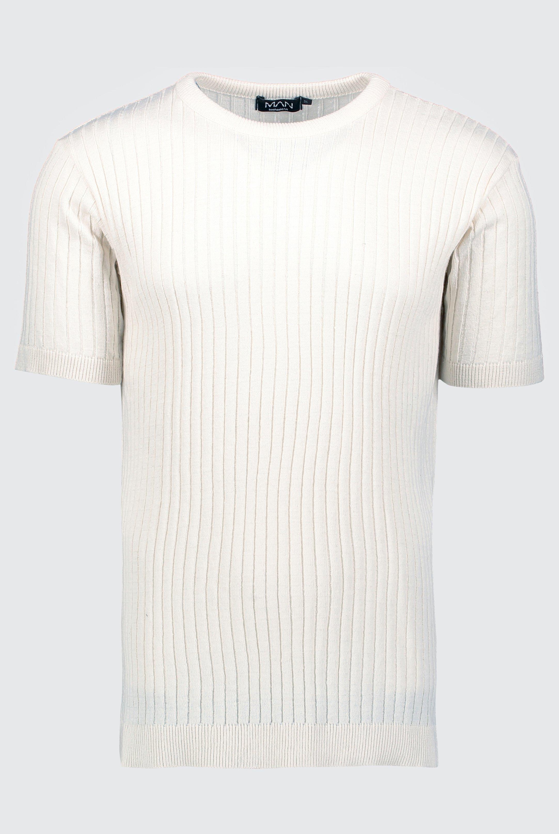 [COSYHARU公式] Pigment Muscle Fit Short Sleeve Knit Muscle Fit Round Short-Sleeved Knitwear - COSYHARU | 60