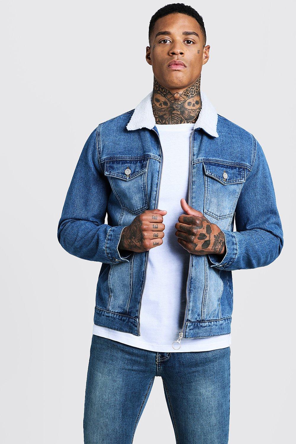 blue denim jacket