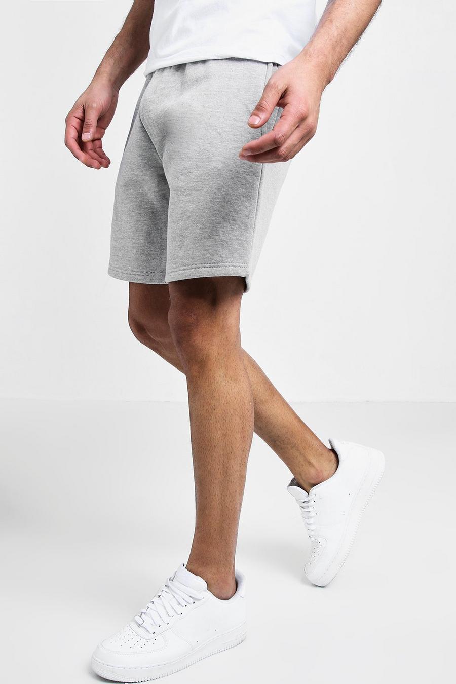 Schlichte, halblange Jersey-Shorts image number 1