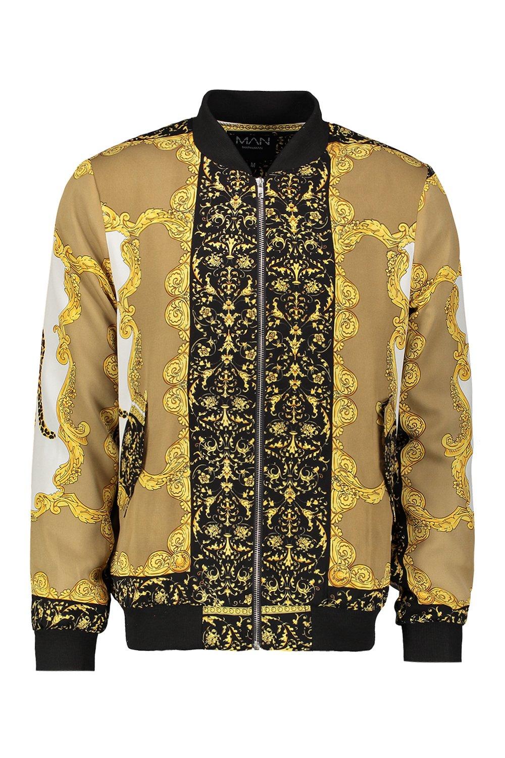 Mens leopard print bomber jacket sale