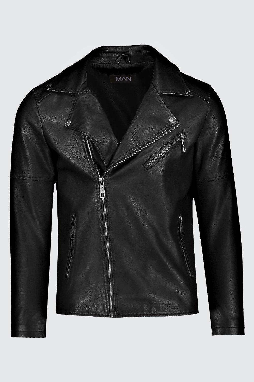 the bay faux leather jacket