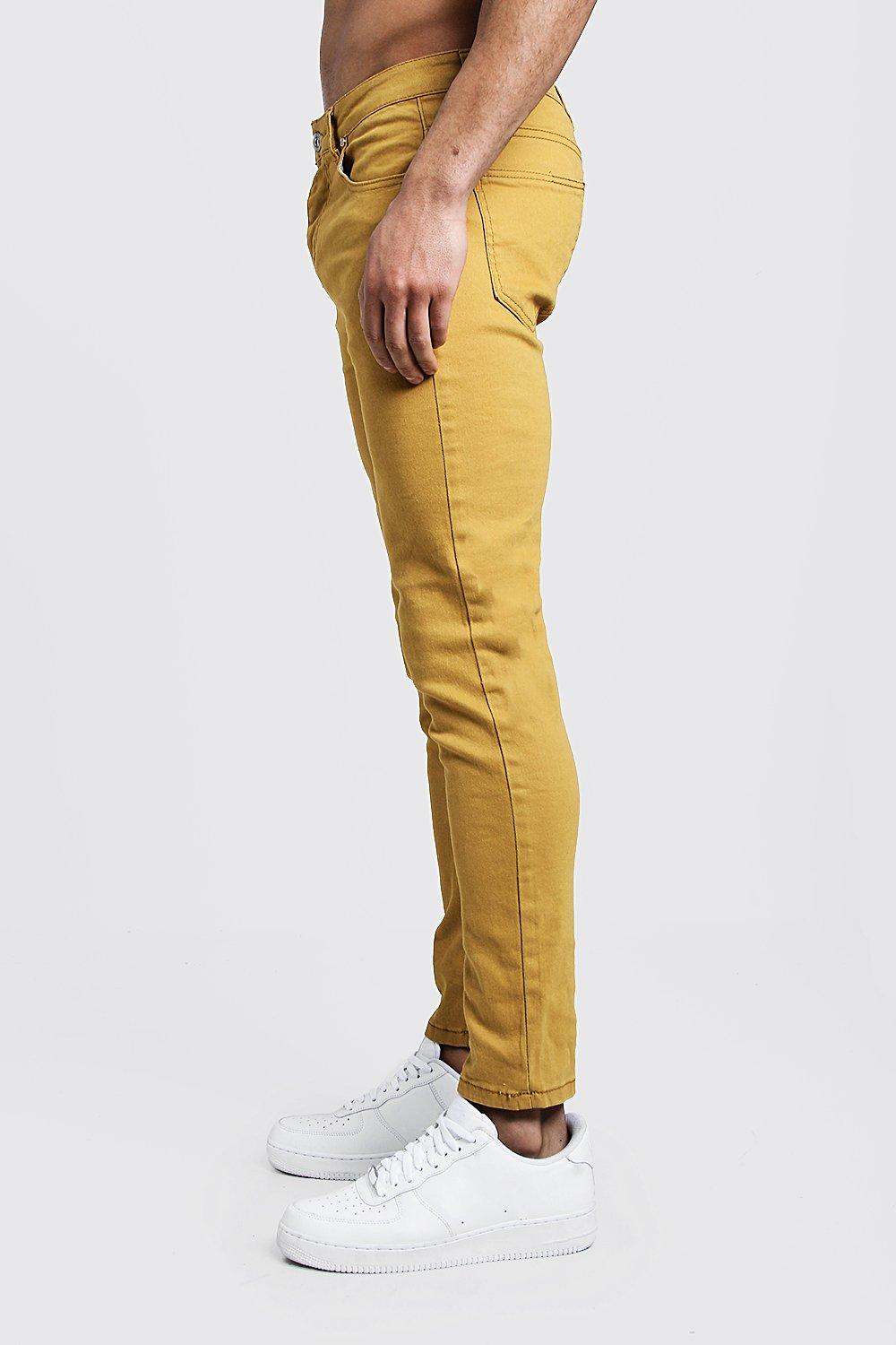 Mustard colored sale skinny jeans