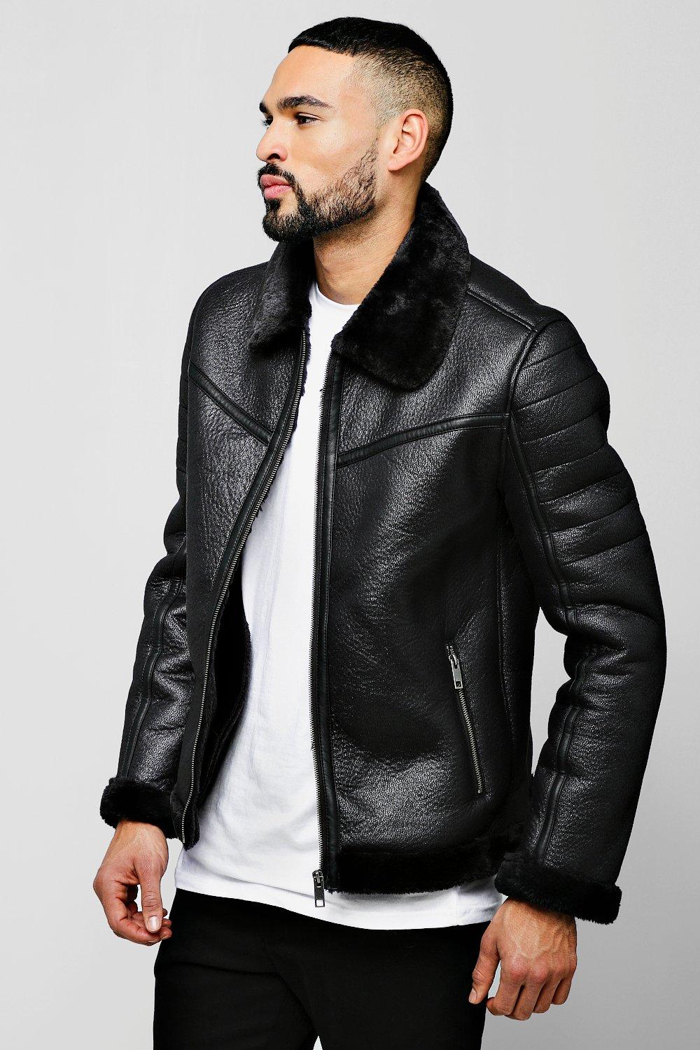 suede aviator jacket mens