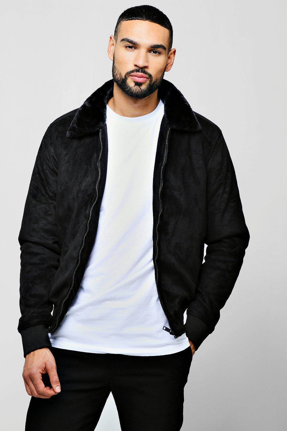 fur on collar jacket