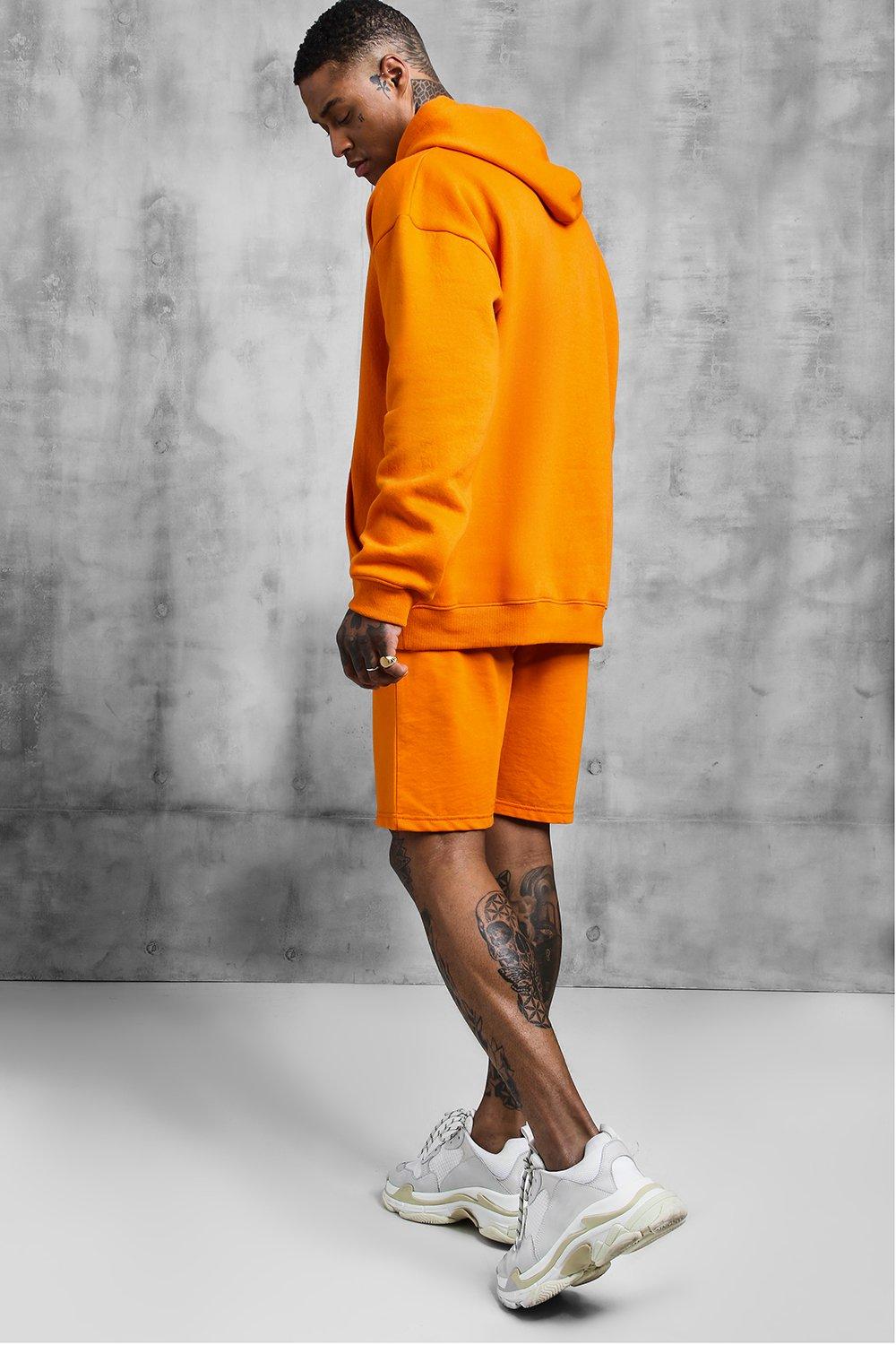 Orange hoodie boohoo new arrivals