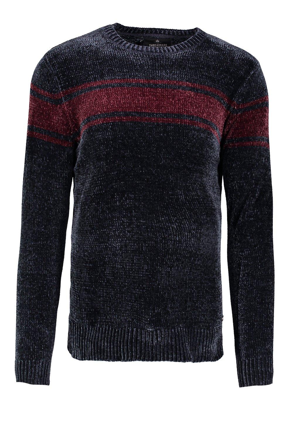 Colour Block Chenille Sweater