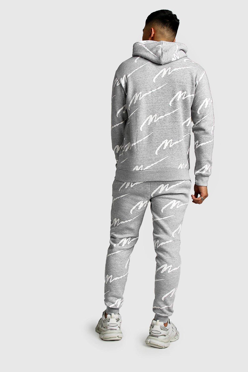 men's all over print tracksuit