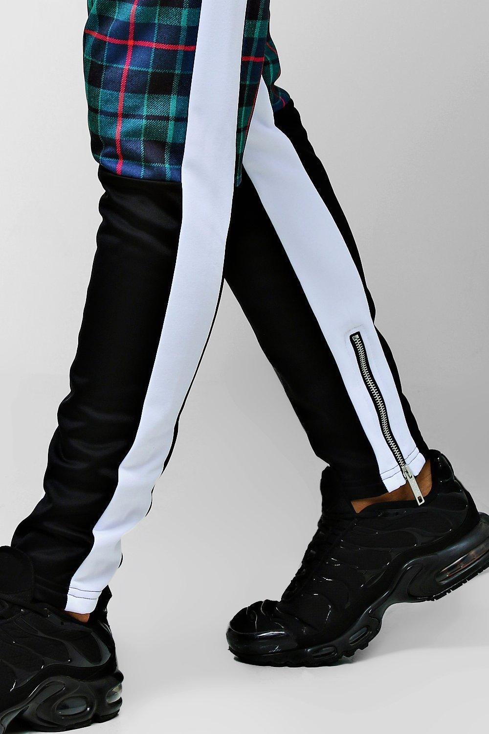 Tricot color block store jogger