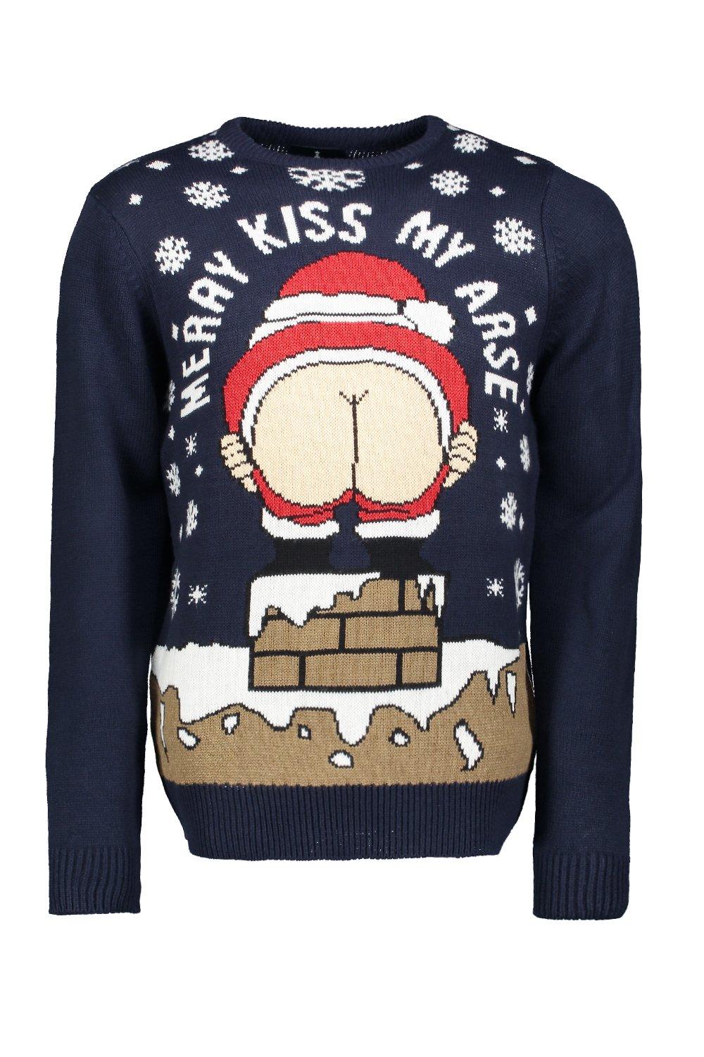 Rude Novelty Christmas Jumper