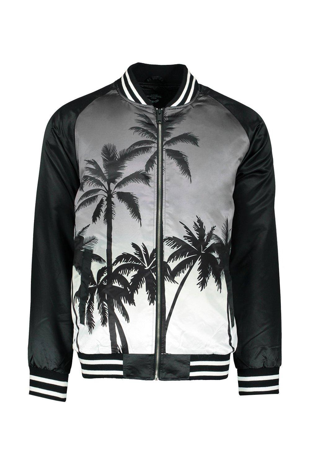 Palm tree bomber jacket sale