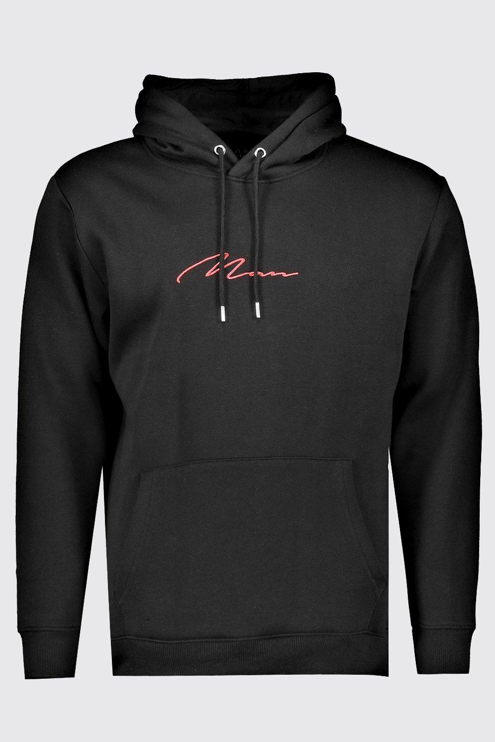 Boohooman signature hoodie hotsell