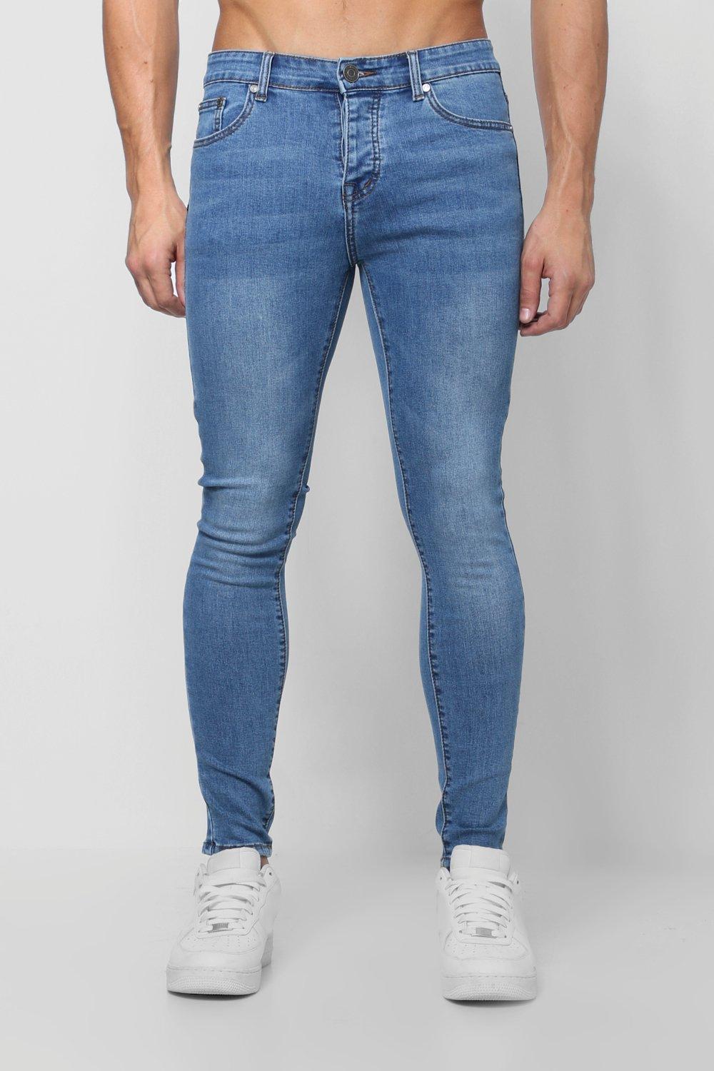 boohoo spray on skinny jeans