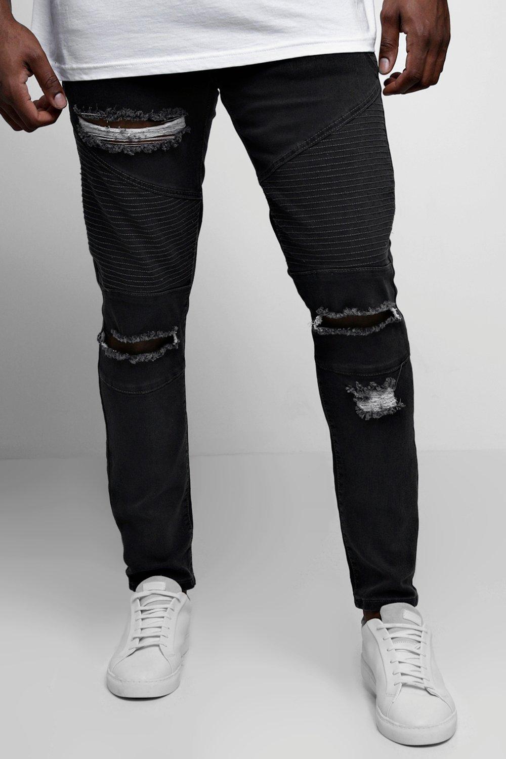 tall biker jeans