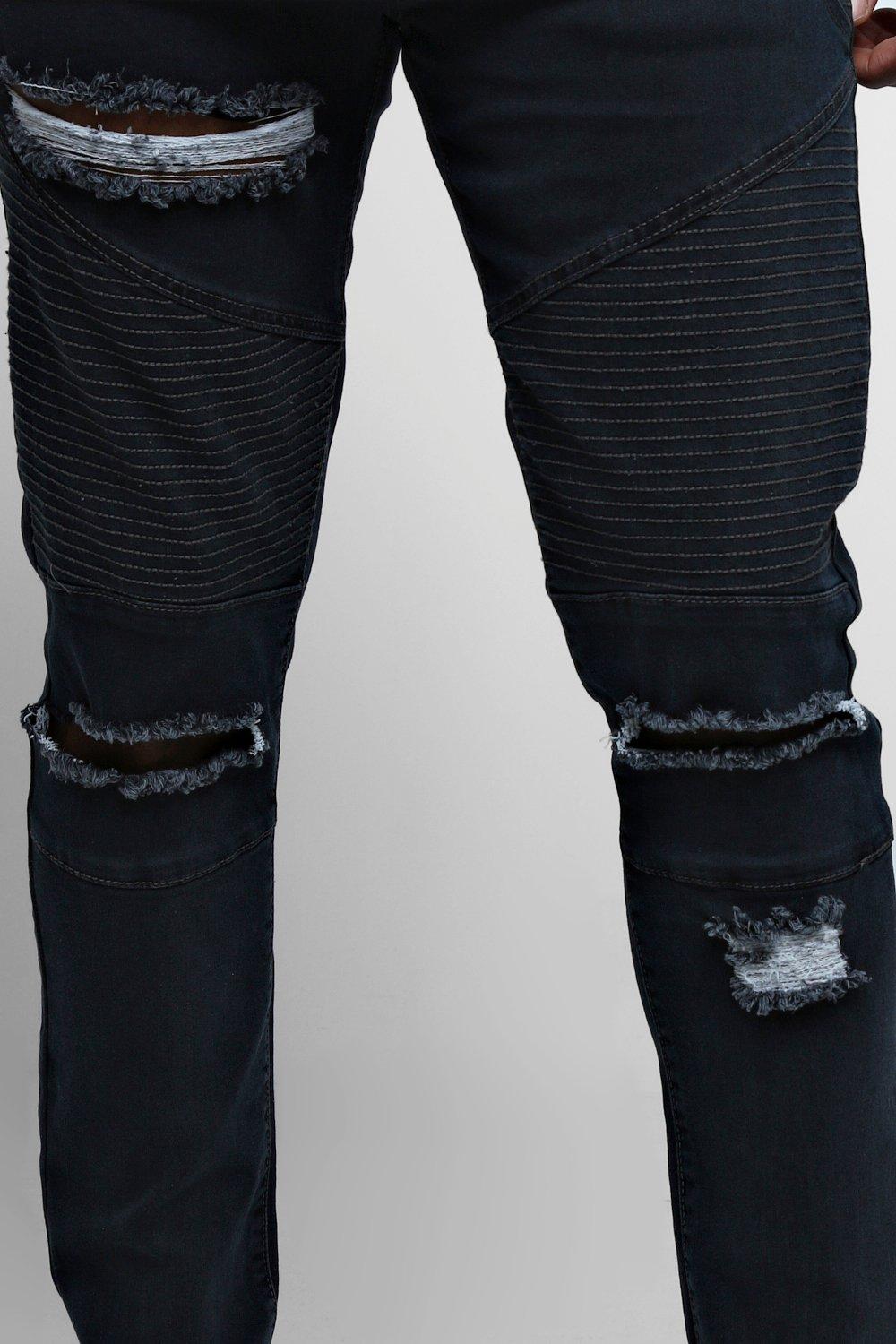 black ripped jeans big and tall