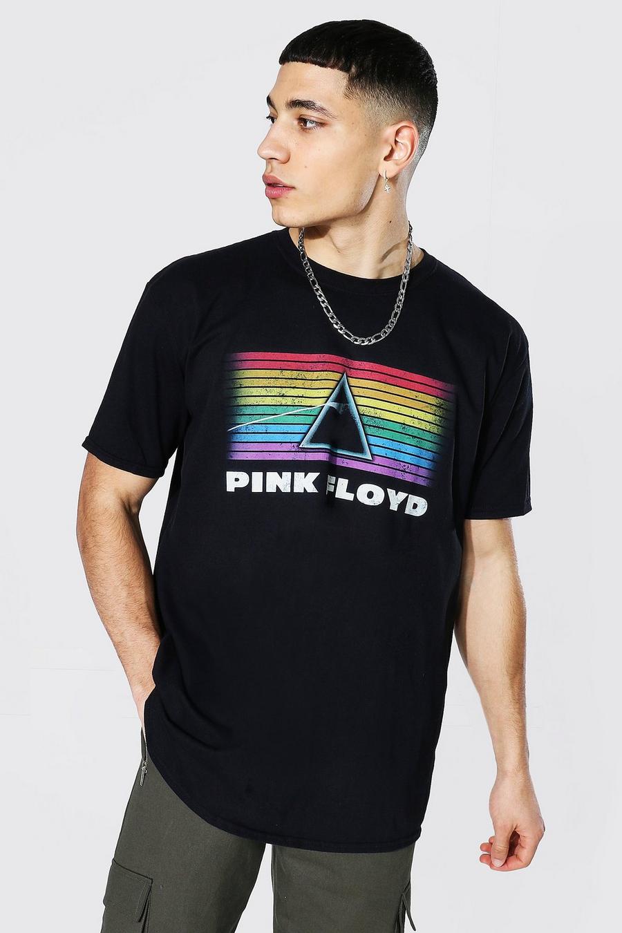 Camiseta ancha con licencia de Pink Floyd, Negro image number 1