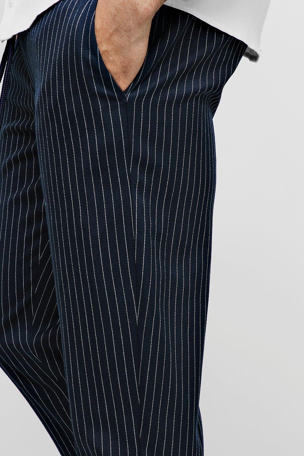 Pinstripe sale smart joggers