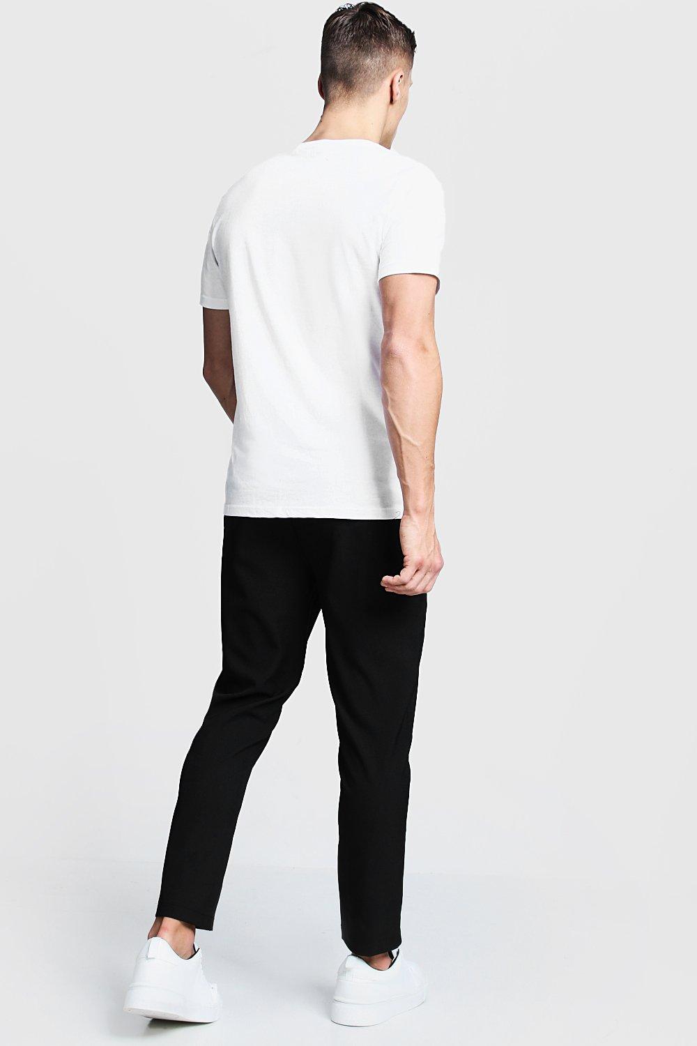 Plain smart sales jogger trouser