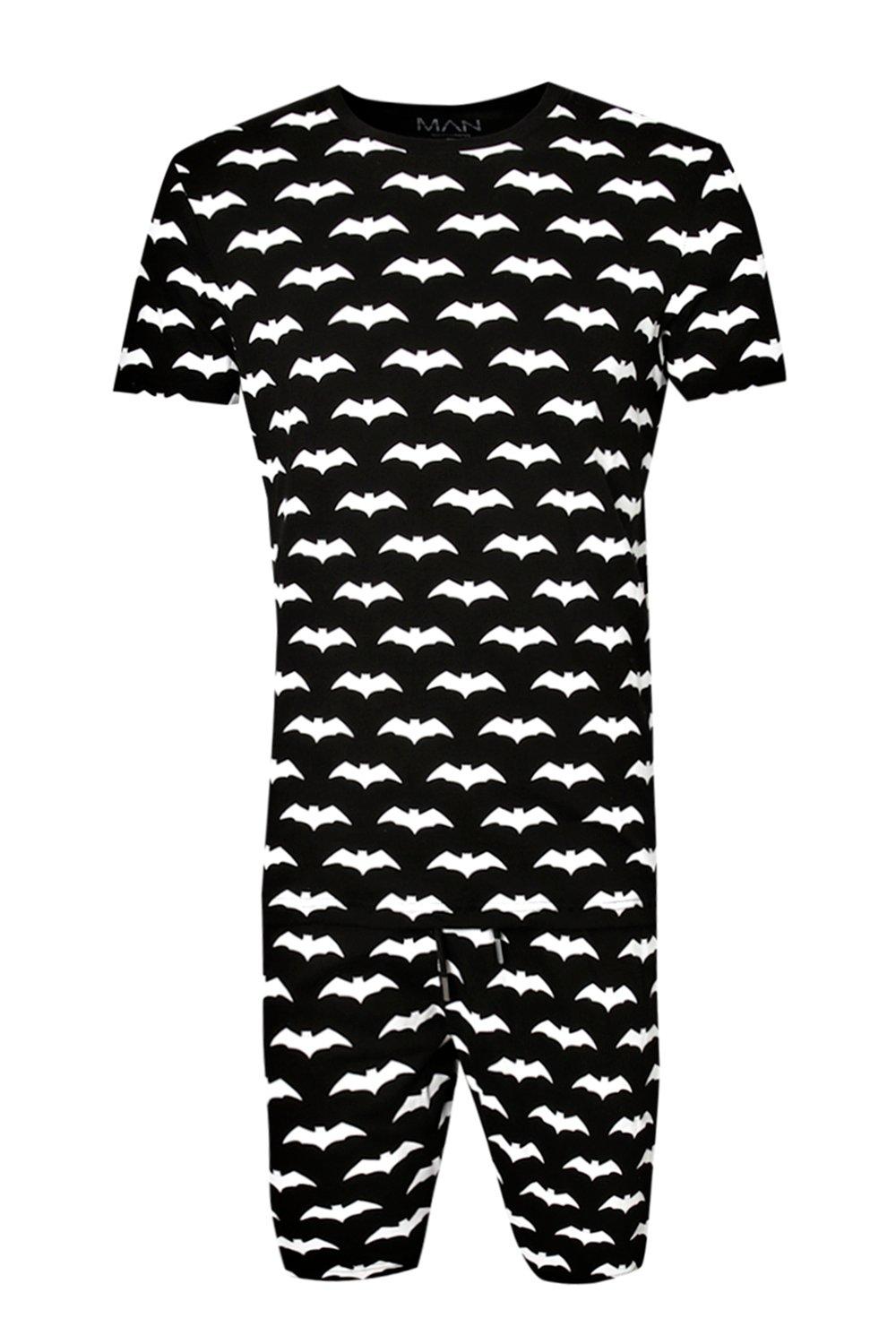 Desgracia Contratado Explícito Conjunto de pijama con estampado de murciélago para Halloween | boohoo
