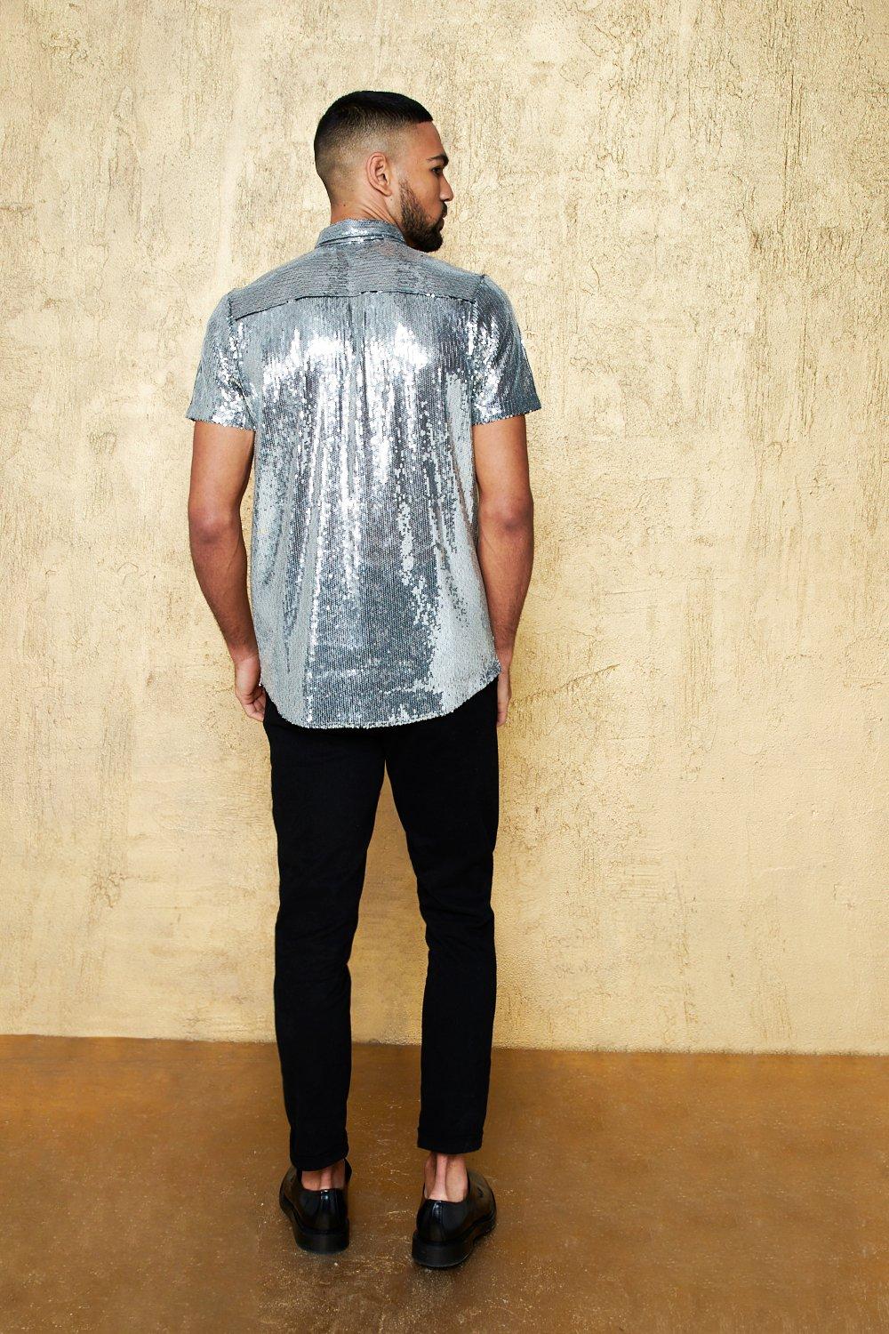 Sequin shirt deals mens uk