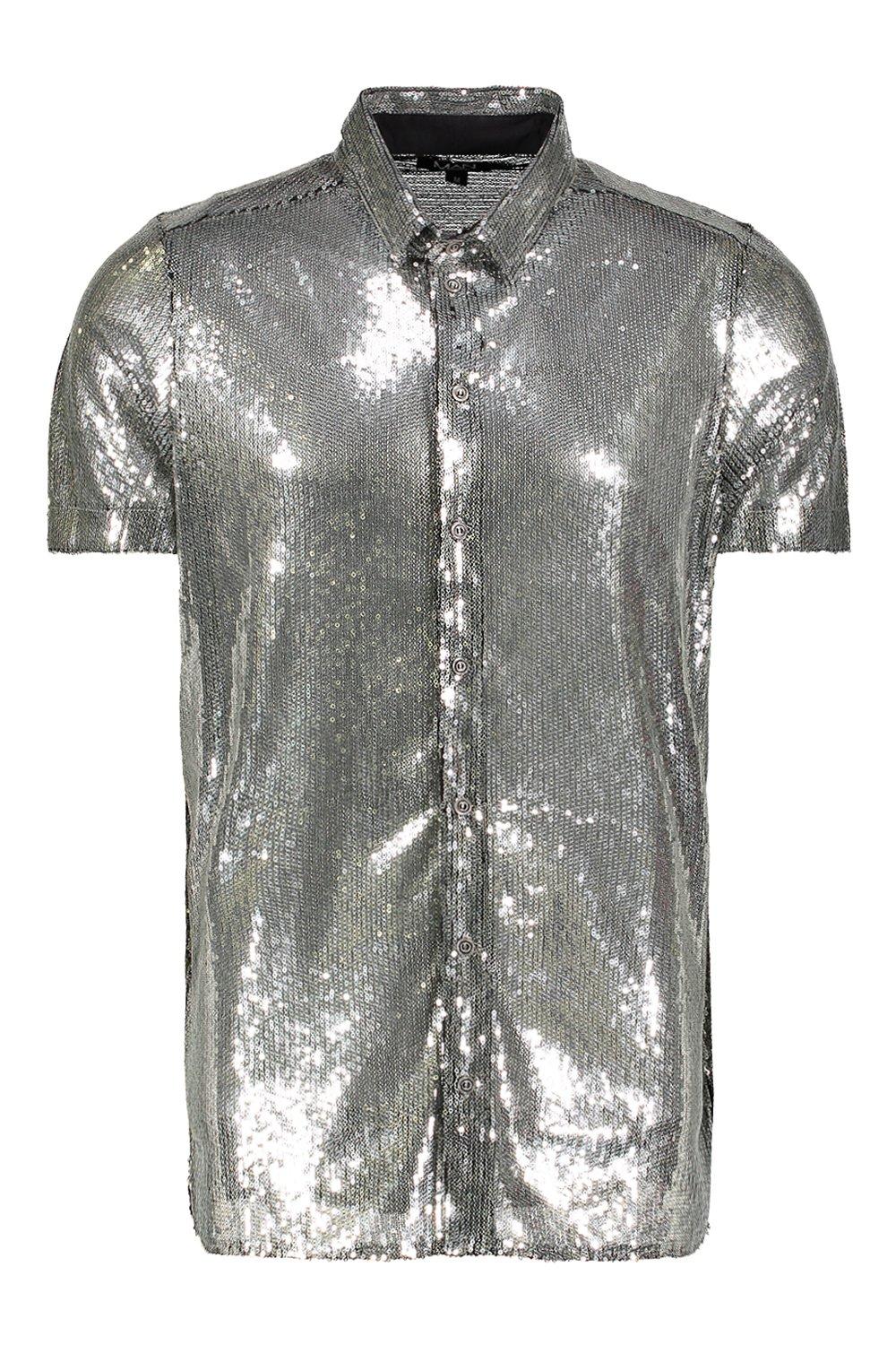 Mens sequin shirt on sale uk