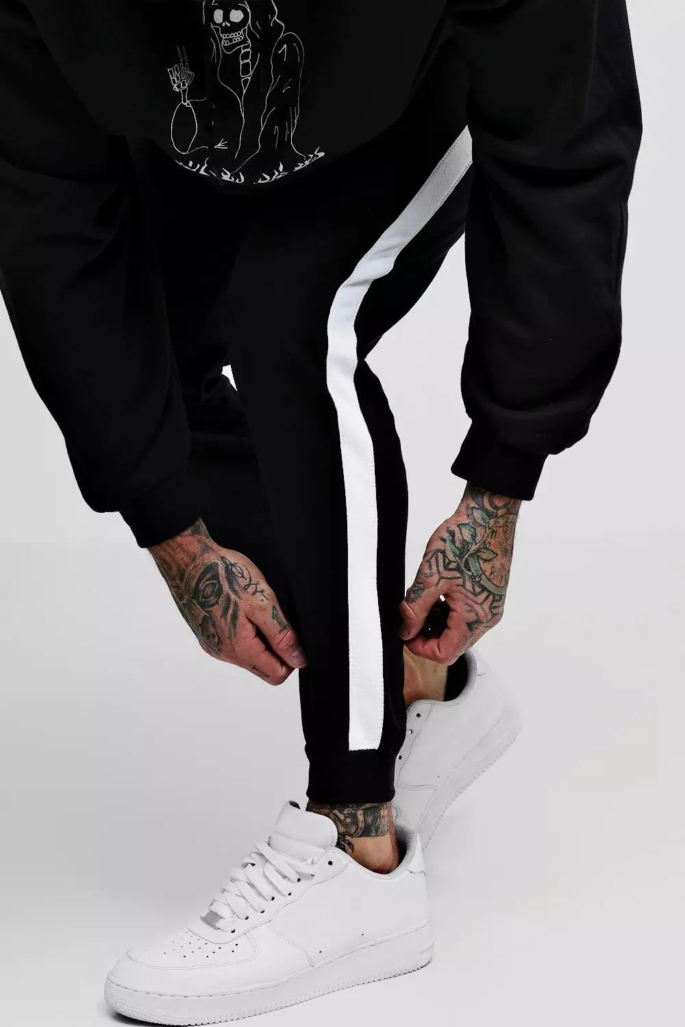 Joggers Contrast Stripe Band – Capote