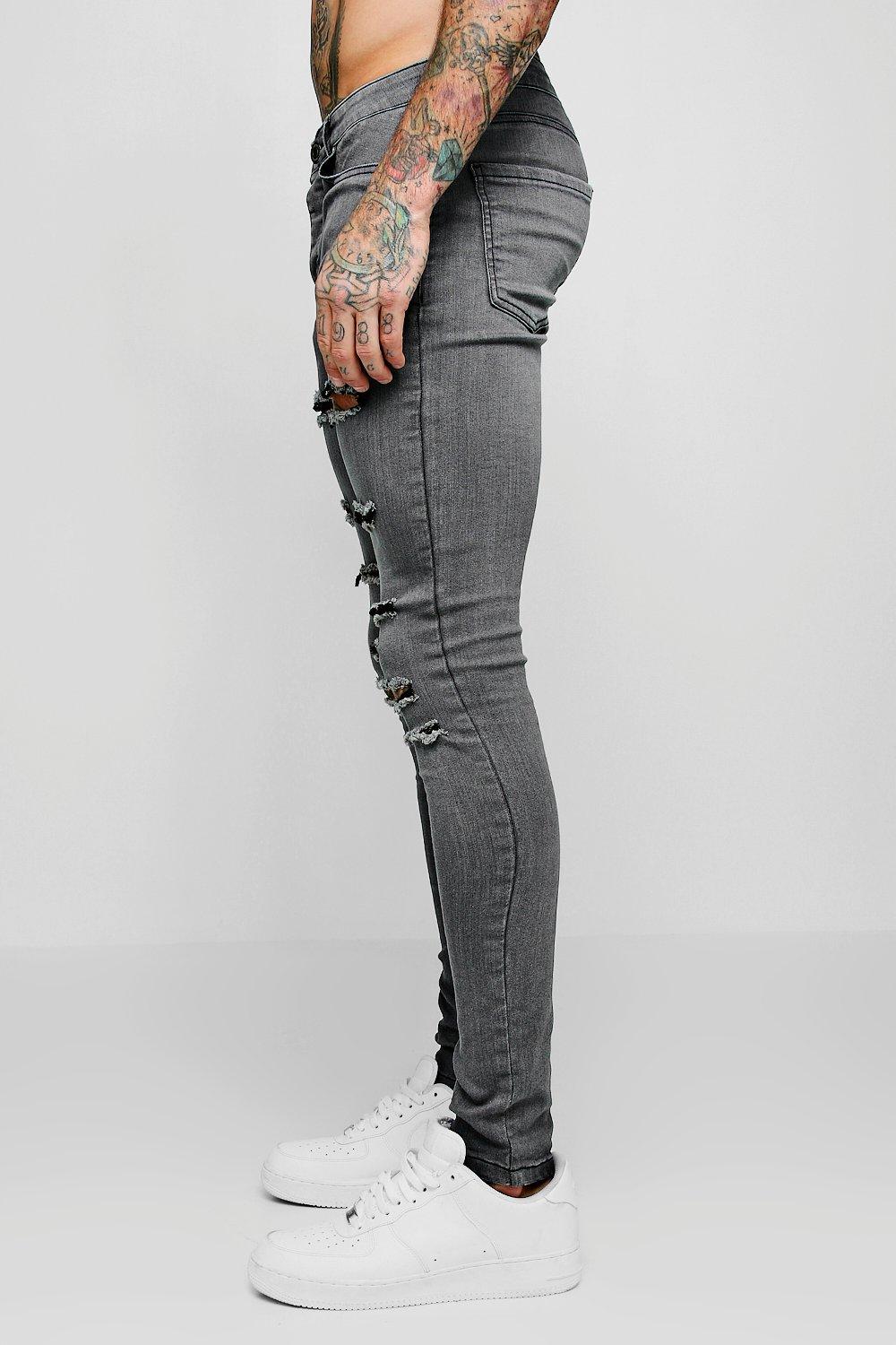 Boohoo spray on skinny hot sale jeans