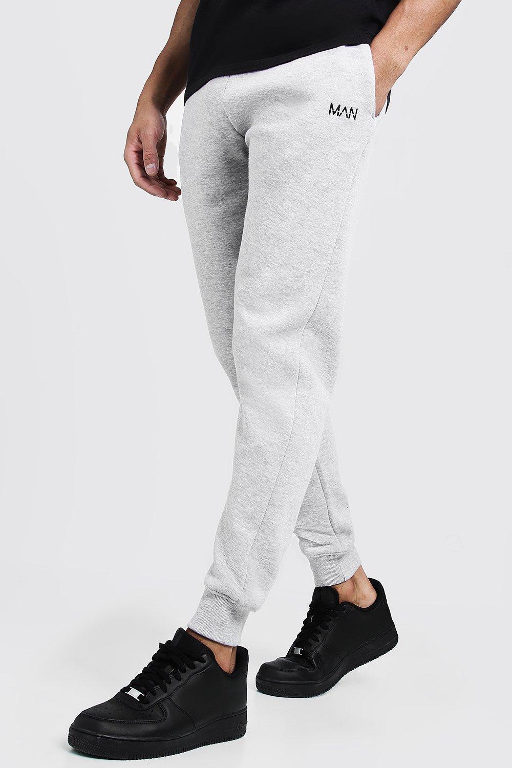 grey joggers skinny