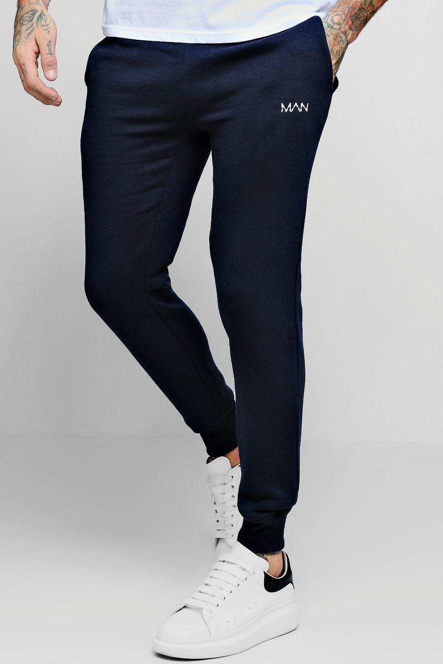 MAN Dash Embroidered Skinny Joggers image number 1