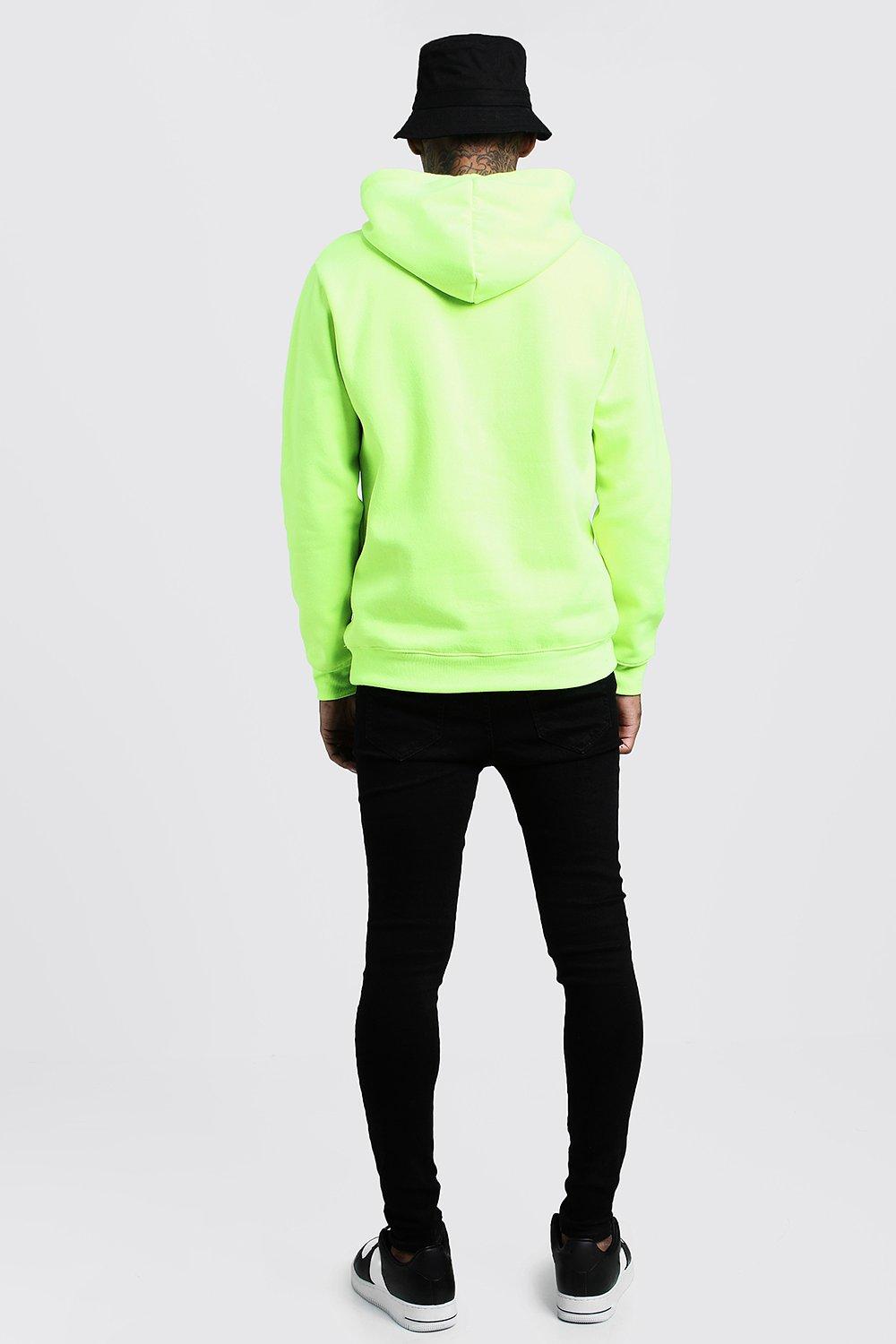 MAN Red Box Neon Hoodie