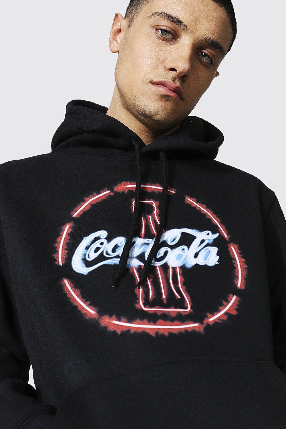 Black coca 2024 cola hoodie