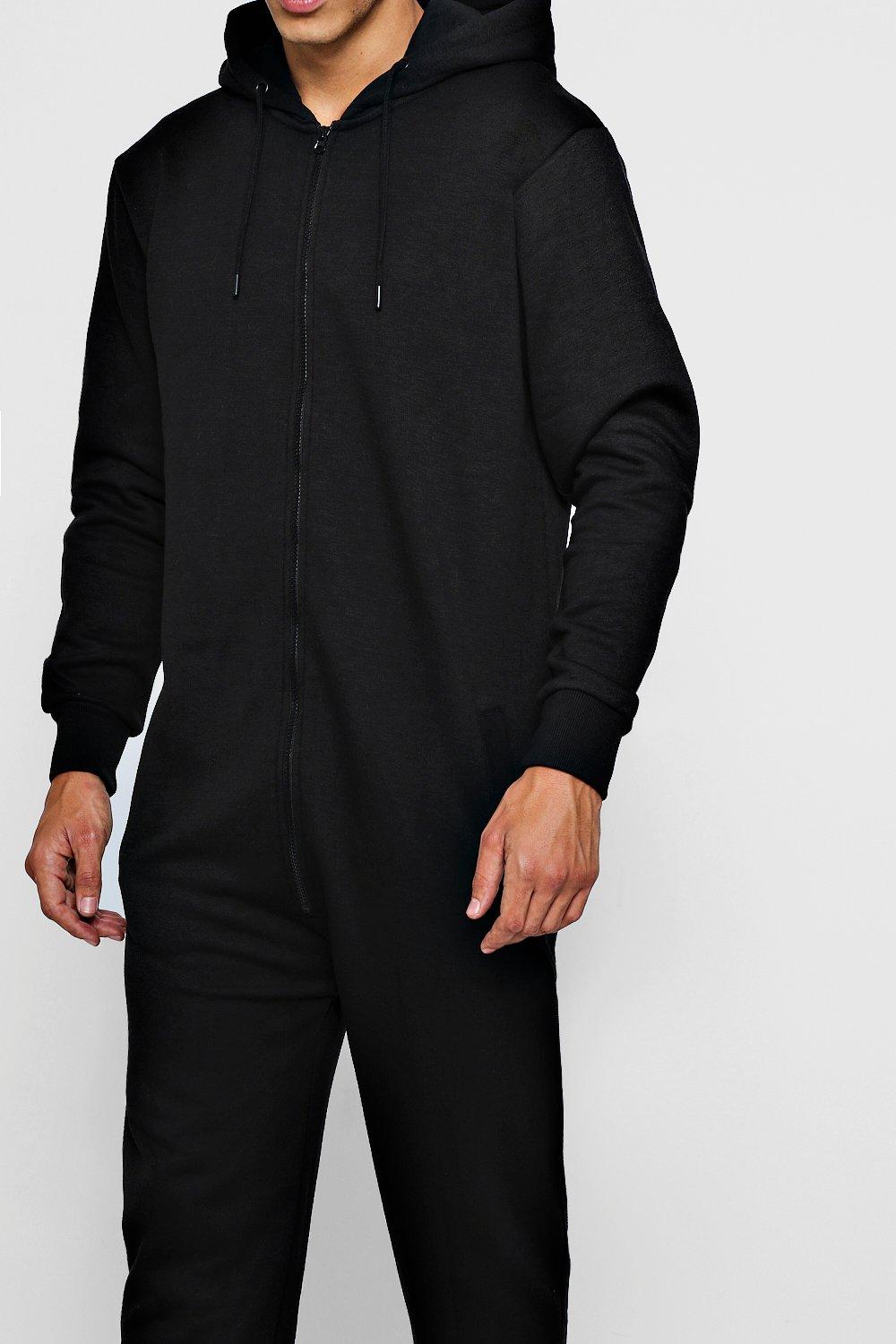 Men s Zip Through Onesie Boohoo UK