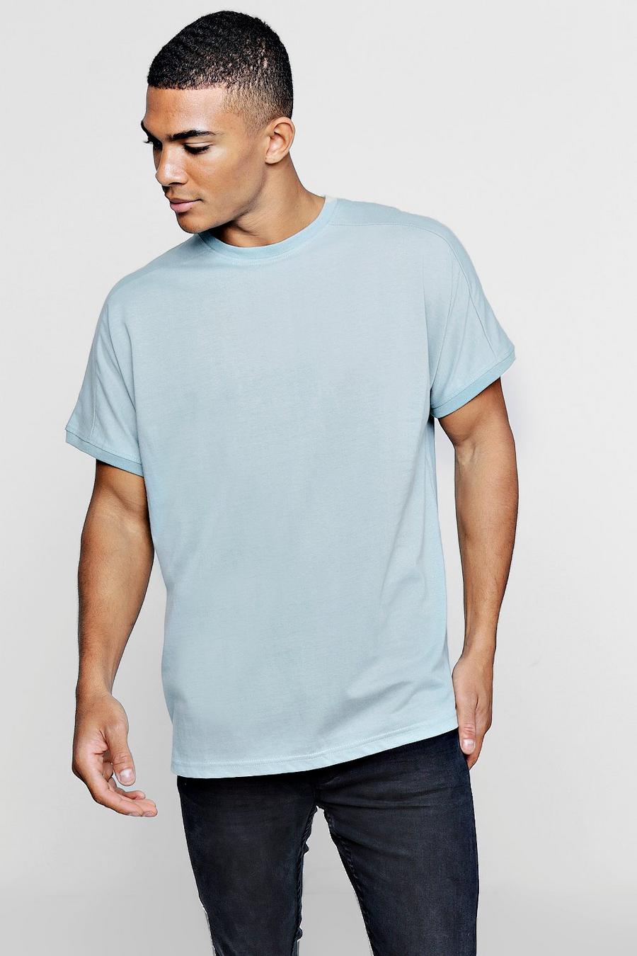 Abyss Loose Fit T-Shirt With Rib Cuff Sleeves image number 1