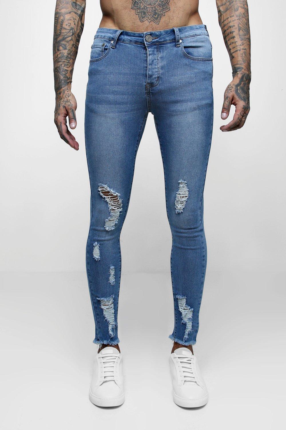 boohoo spray on skinny jeans