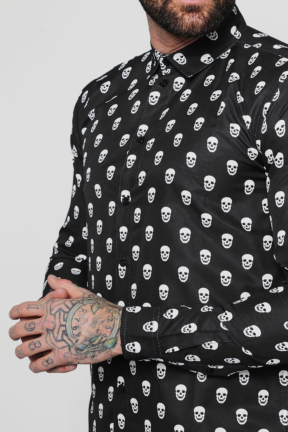 Camisas discount con calaveras