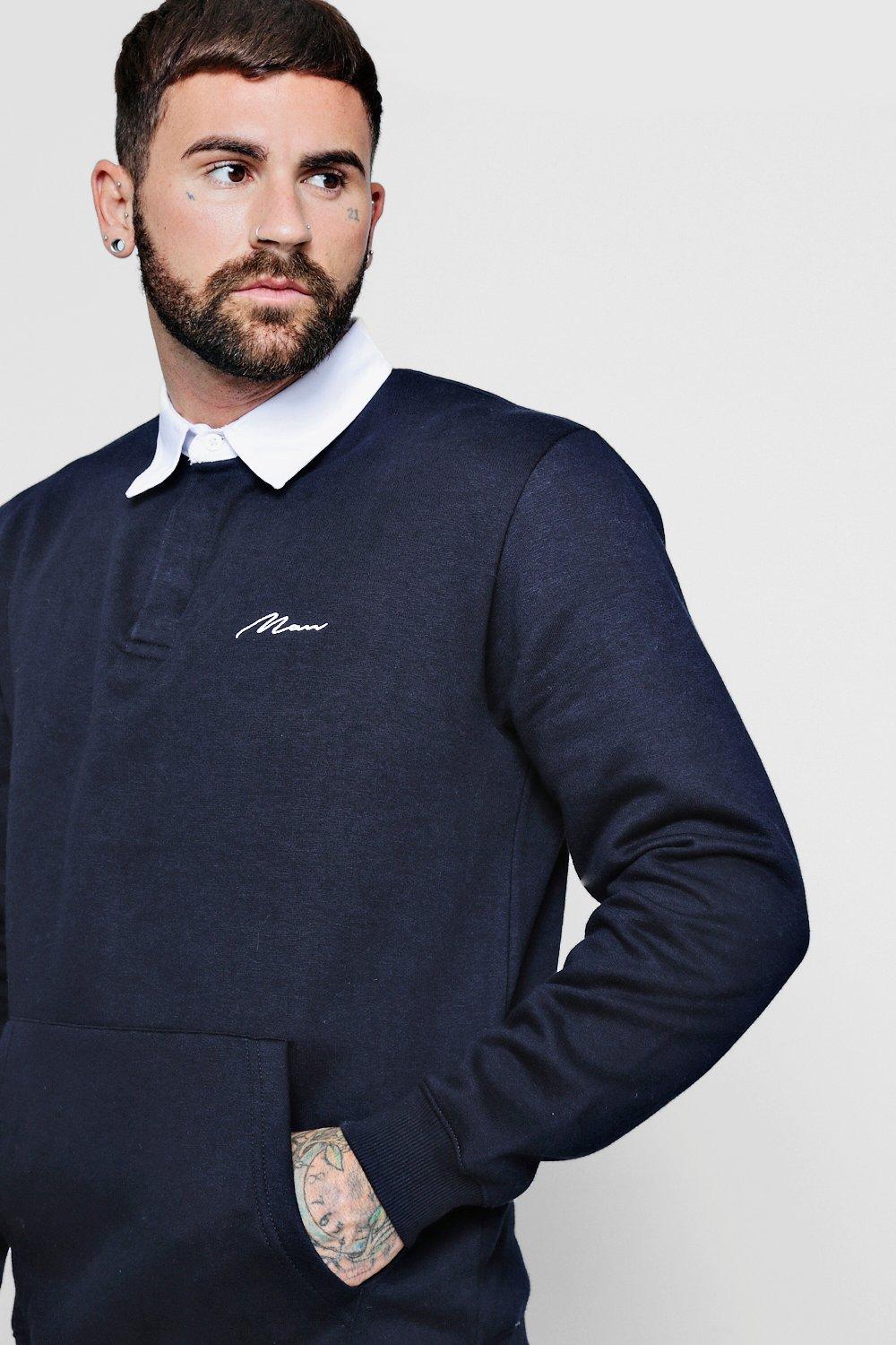 Mens fleece pullover with kangaroo pocket deals