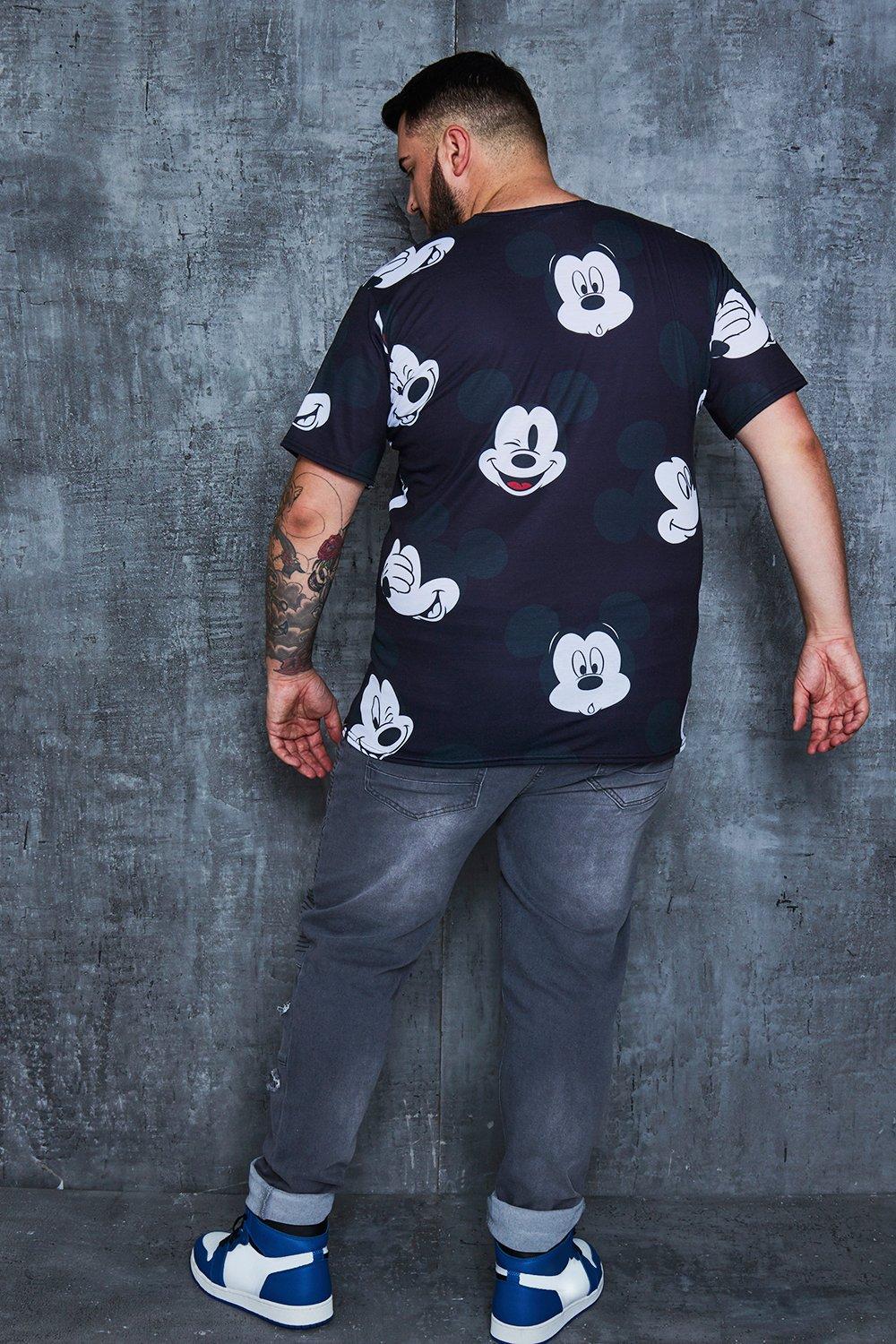 Mens plus size store disney shirts