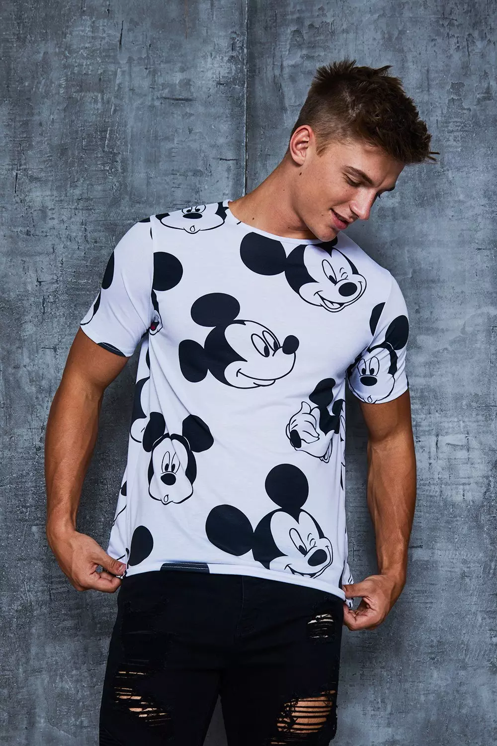 Disney all over print hot sale shirt