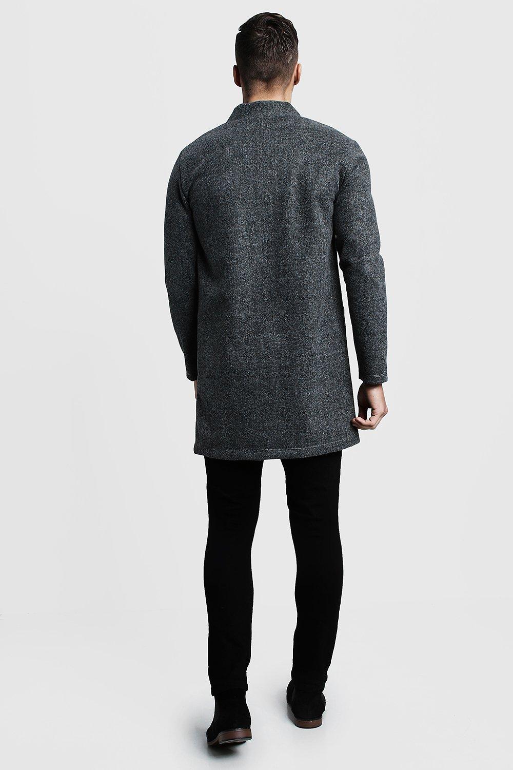 Edge to edge deals smart wool look overcoat