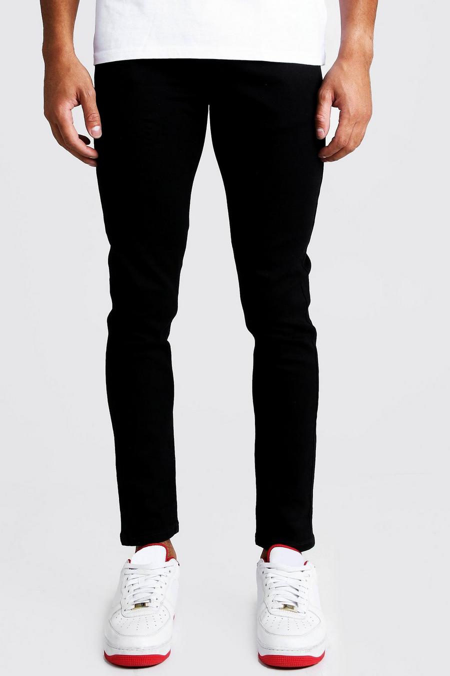 מכנסי סקיני ג'ינס שחורים image number 1